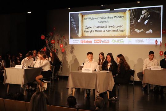 Wojewódzki Konkurs Wiedzy na temat:"Życie, działalność i twórczość Henryka Michała Kamieńskiego" 2026 [GALERIA ZDJĘĆ] 