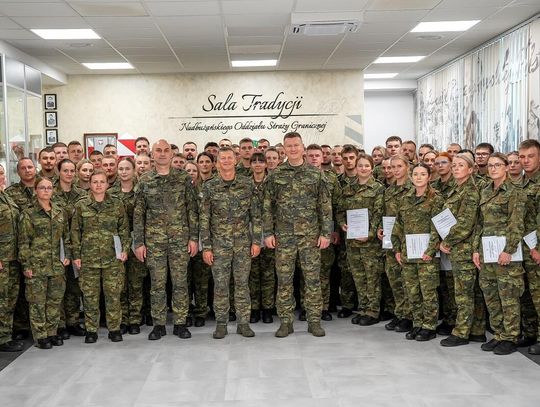 Nowi kaprale Straży Granicznej rozpoczynają służbę na wschodniej granicy [GALERIA ZDJĘĆ]