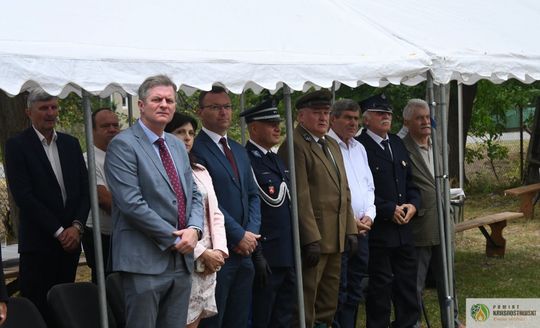 Gm. Gorzków. 100 lat służby i tradycji. Jubileusz OSP Piaski Szlacheckie zgromadził strażaków i mieszkańców [GALERIA ZDJĘĆ]