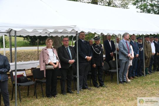 Gm. Gorzków. 100 lat służby i tradycji. Jubileusz OSP Piaski Szlacheckie zgromadził strażaków i mieszkańców [GALERIA ZDJĘĆ]