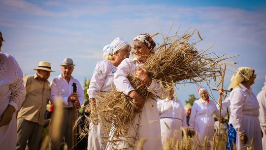 Żniwowanie nad Zalewem Maczuły w Horodysku! Wyjątkowe spotkanie z tradycją [GALERIA ZDJĘĆ]