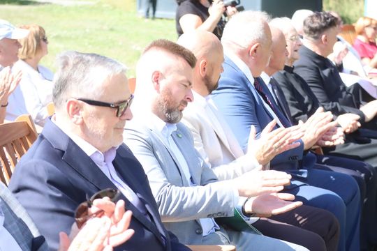 Gm. Chełm. Inauguracja budowy Centrum Wsparcia Hospicyjno-Opiekuńczego w Nowinach [GALERIA ZDJĘĆ] 