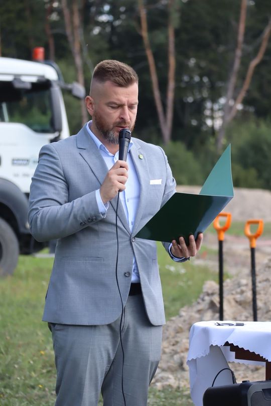 Gm. Chełm. Inauguracja budowy Centrum Wsparcia Hospicyjno-Opiekuńczego w Nowinach [GALERIA ZDJĘĆ] 