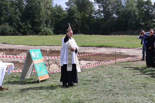 Gm. Chełm. Inauguracja budowy Centrum Wsparcia Hospicyjno-Opiekuńczego w Nowinach [GALERIA ZDJĘĆ] 