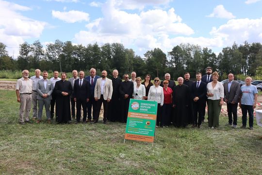 Gm. Chełm. Inauguracja budowy Centrum Wsparcia Hospicyjno-Opiekuńczego w Nowinach [GALERIA ZDJĘĆ] 