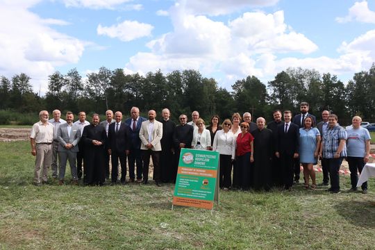 Gm. Chełm. Inauguracja budowy Centrum Wsparcia Hospicyjno-Opiekuńczego w Nowinach [GALERIA ZDJĘĆ] 