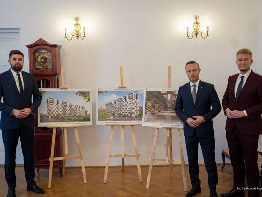200 nowych mieszkań w Chełmie. Powstaną dwa dziesięciopiętrowe bloki z podziemnym schronieniem [ZDJĘCIA]