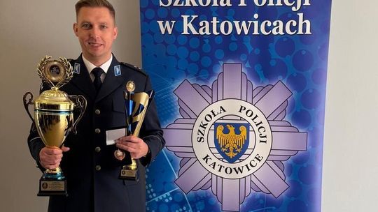 Podkomisarz Paweł Burda z chełmskiej komendy na podium ogólnopolskich zawodów „Dzielnicowy Roku” [ZDJĘCIA]