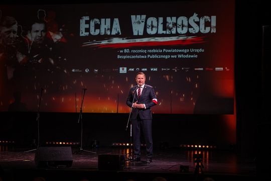 Koncert „Echa Wolności”. Włodawa oddała hołd żołnierzom podziemia. 80. rocznica rozbicia urzędu bezpieczeństwa [ZDJĘCIA]