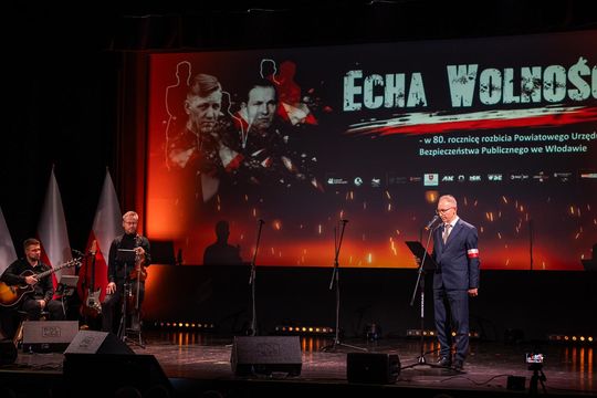 Koncert „Echa Wolności”. Włodawa oddała hołd żołnierzom podziemia. 80. rocznica rozbicia urzędu bezpieczeństwa [ZDJĘCIA]